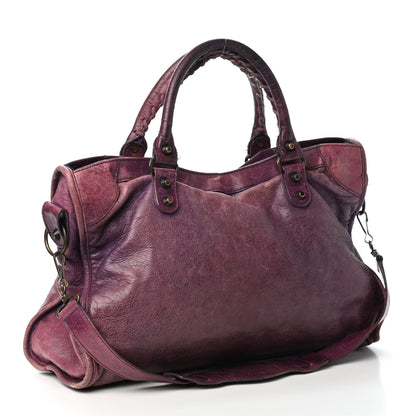 Balenciaga Agneau Classic Hardware City Sapphire 2 of 5
