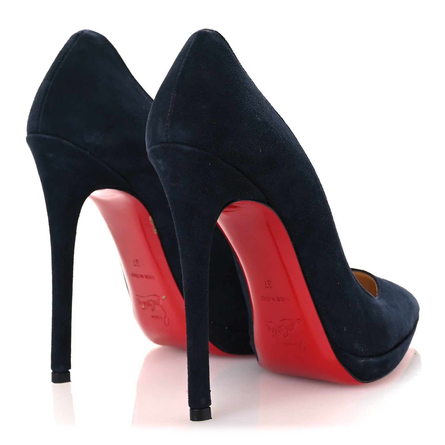 Christian Louboutin Suede So Kate 120 37 Pumps 37 Navy 5 of 14