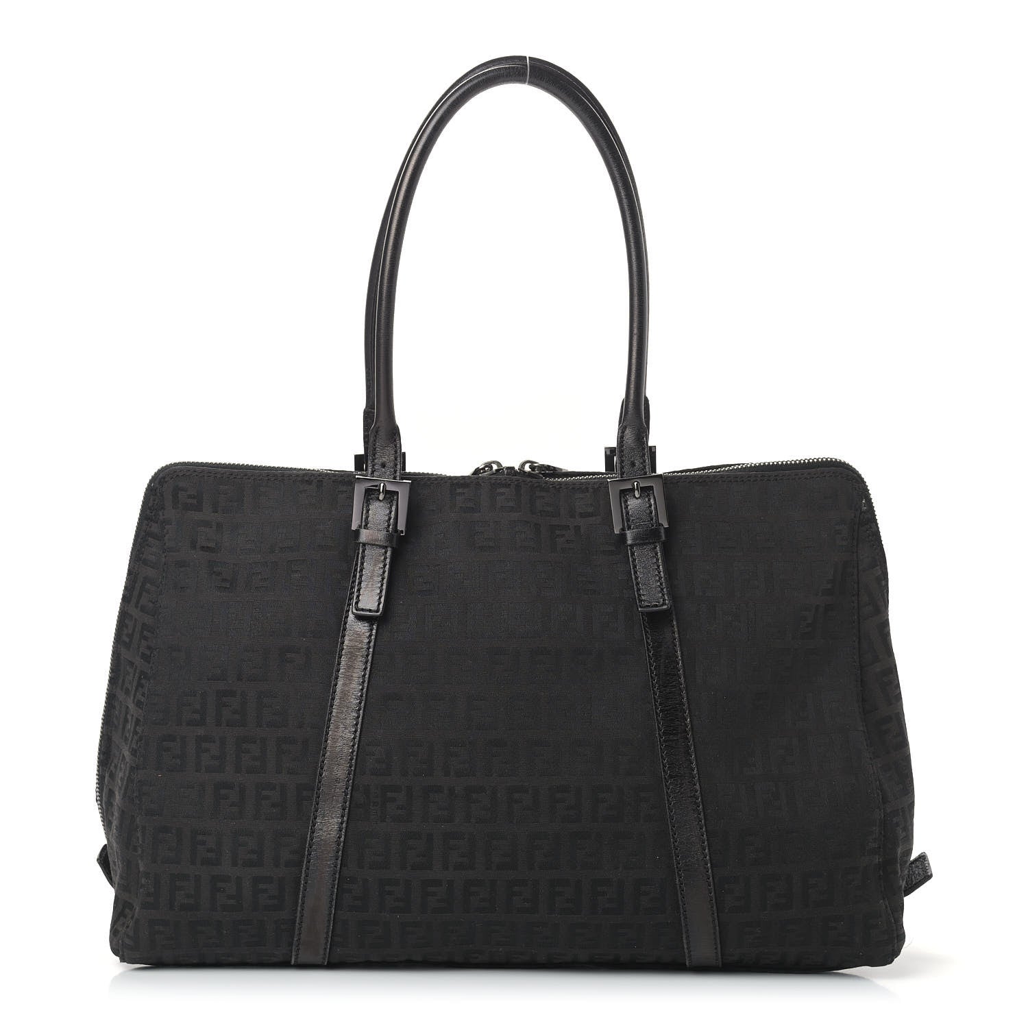 Fendi Zucchino Tote Black 1 of 12