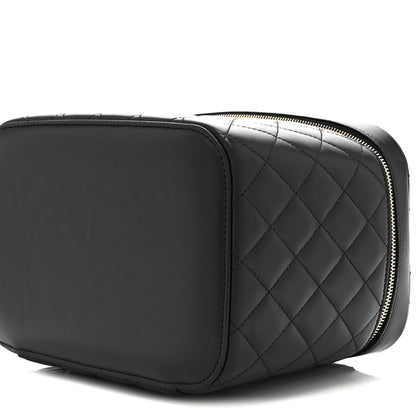 Chanel Lambskin Quilted Trendy CC Vanity Pouch Black 10 of 10