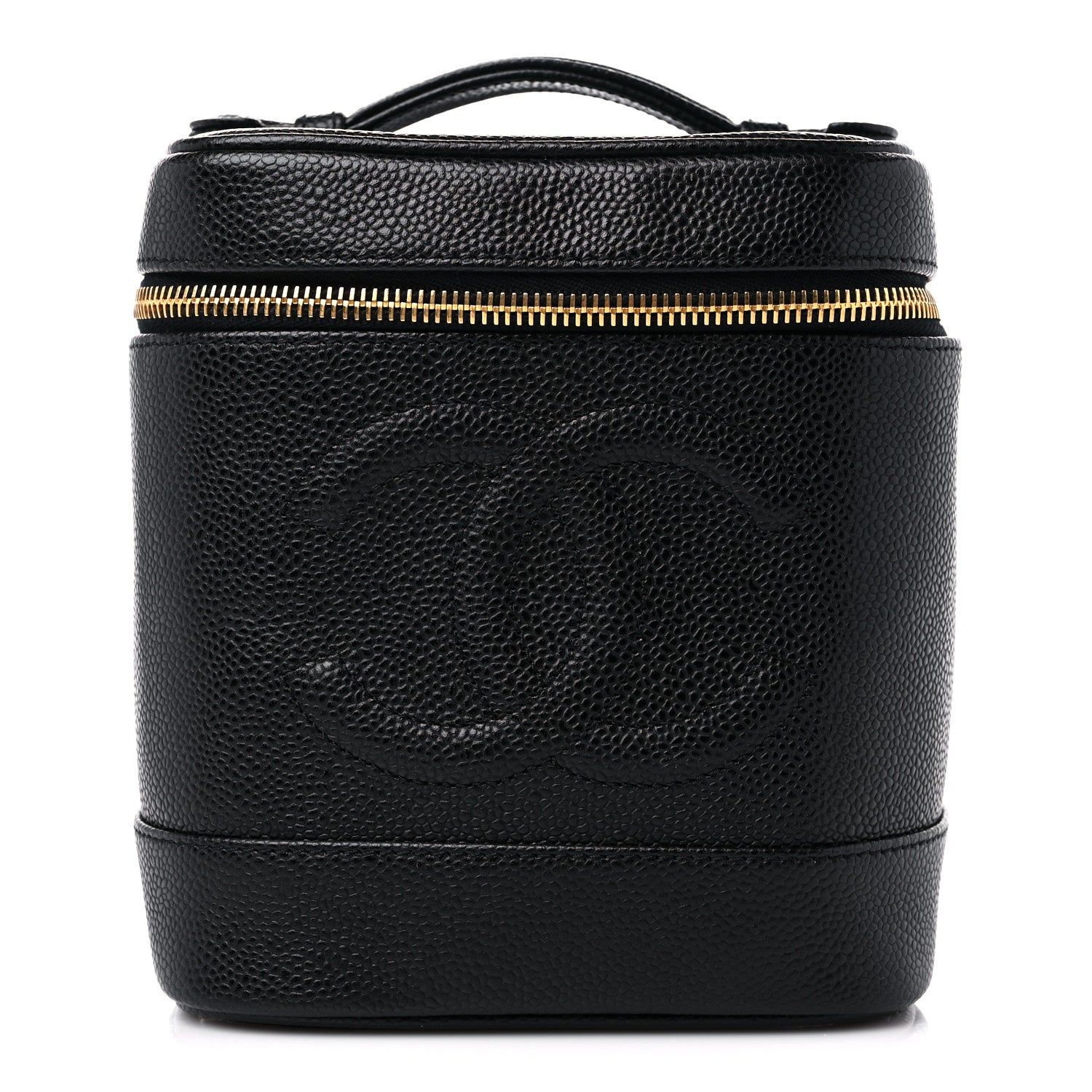 Chanel Caviar Vanity Cosmetic Case Black 1 of 12
