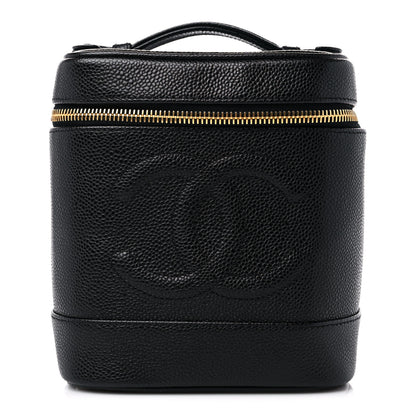Chanel Caviar Vanity Cosmetic Case Black 1 of 12