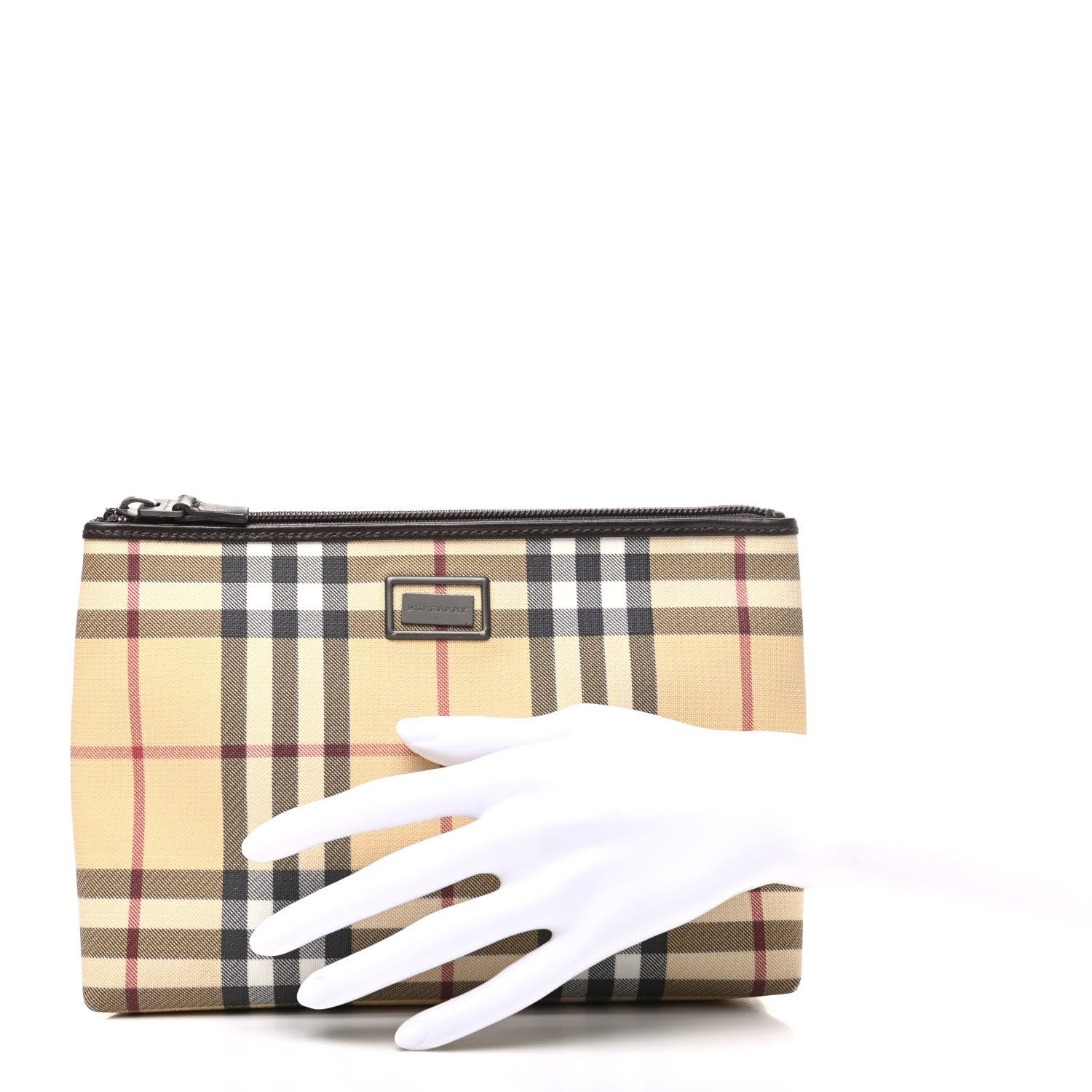 Burberry House Check Pouch Brown 2 of 9