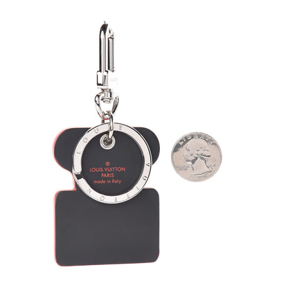 Louis Vuitton Calfskin S Lock Bag Charm Key Holder Silver 2 of 3