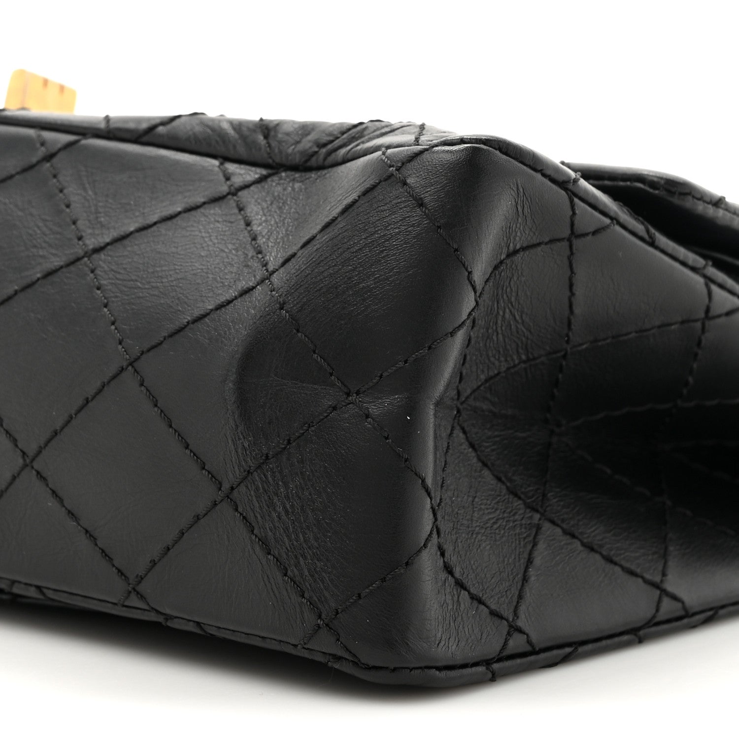 Chanel Aged Calfskin Quilted 2.55 Reissue 225 Flap Black 9 of 10