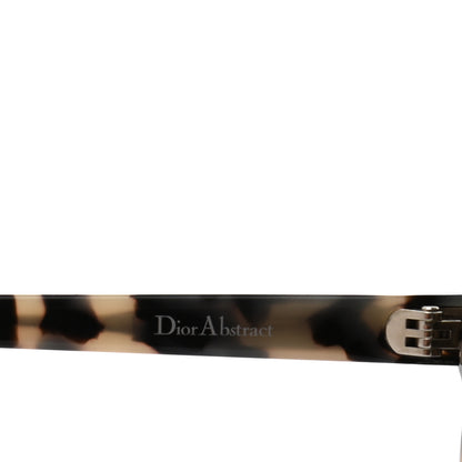 Christian Dior Abstract Square Mirrored Sunglasses Spotted Havana Blue 5 of 8
