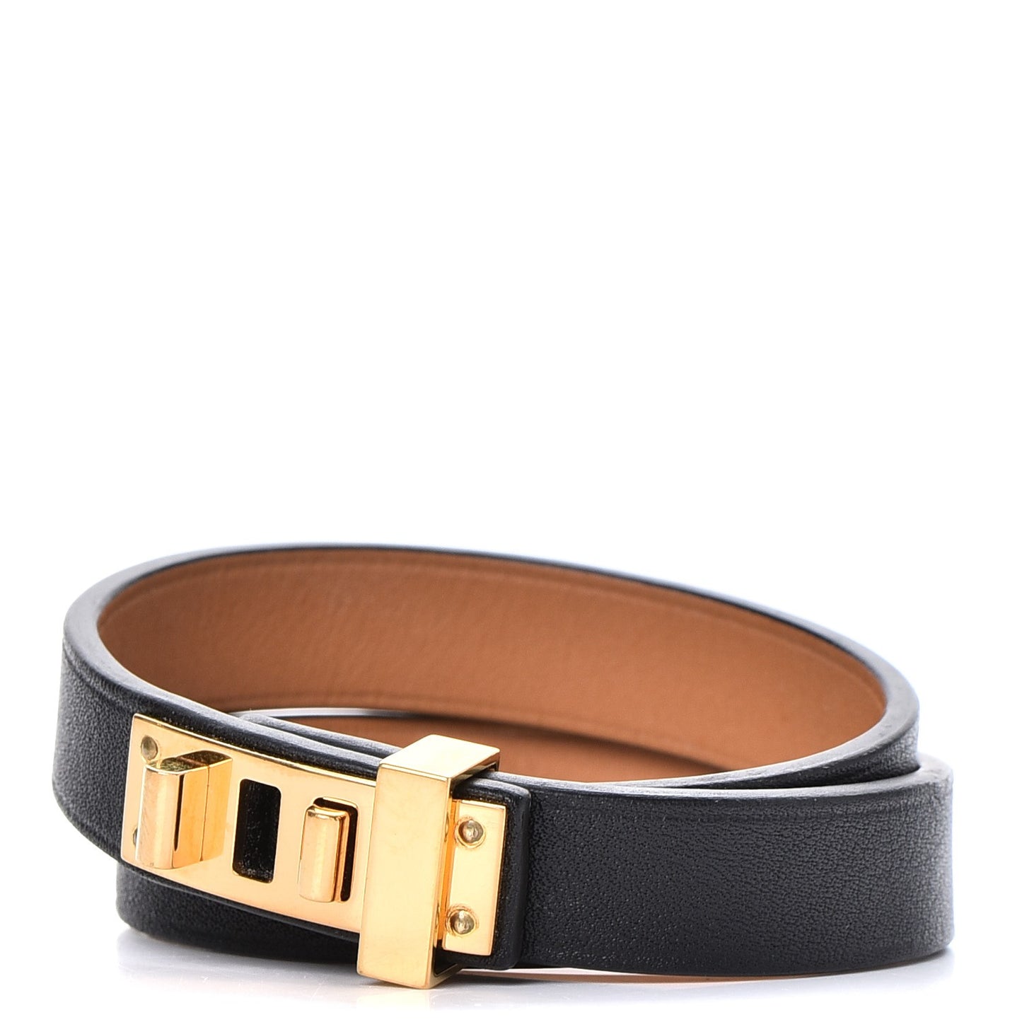 Swift Mini Dog Double Tour Bracelet T2 Black