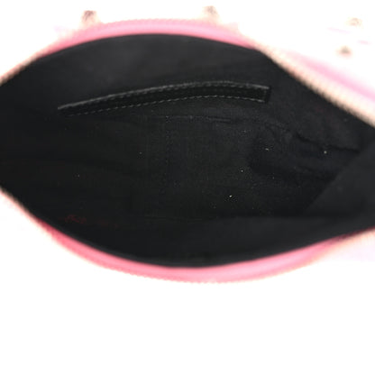 Balenciaga Denim BB Monogram Le Cagole Shoulder Bag XS Pink 6 of 13