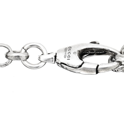 Gucci Sterling Silver Black Mother of Pearl Heart Bracelet 3 of 3