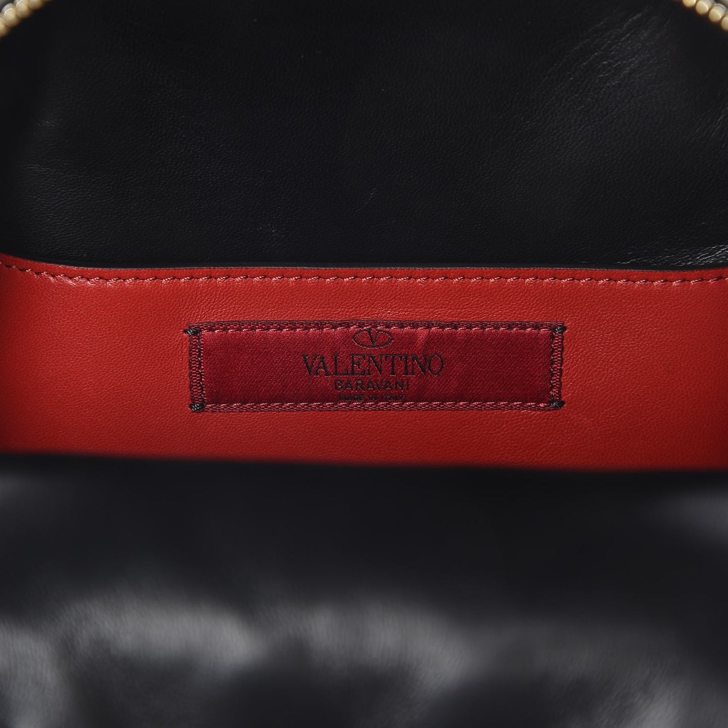 Nappa Quilted Mini Rockstud Spike Backpack Black