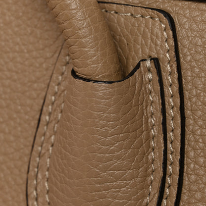 Celine Drummed Calfskin Micro Luggage Dune 12 of 12