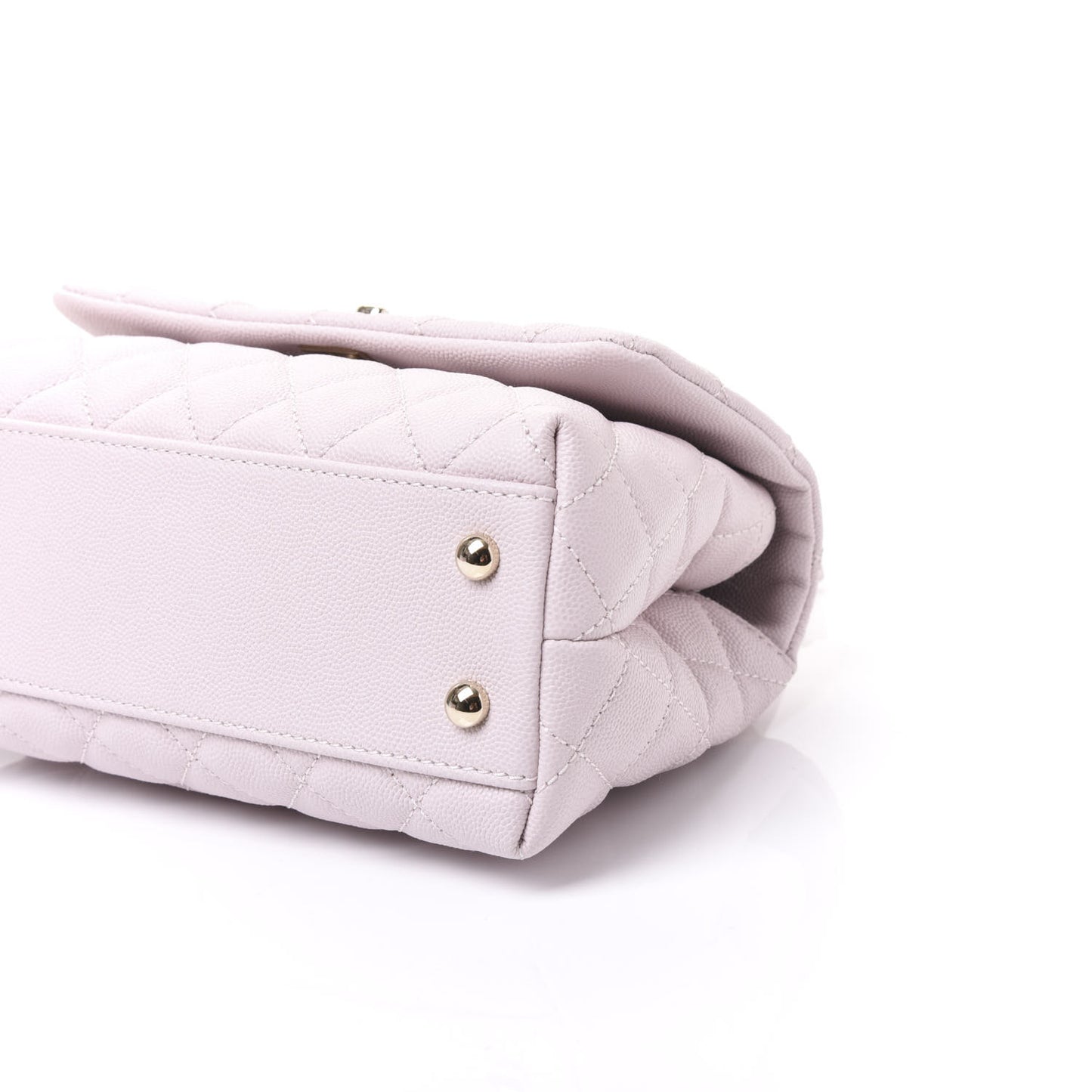 Caviar Quilted Mini Coco Handle Flap Lilas Lilac