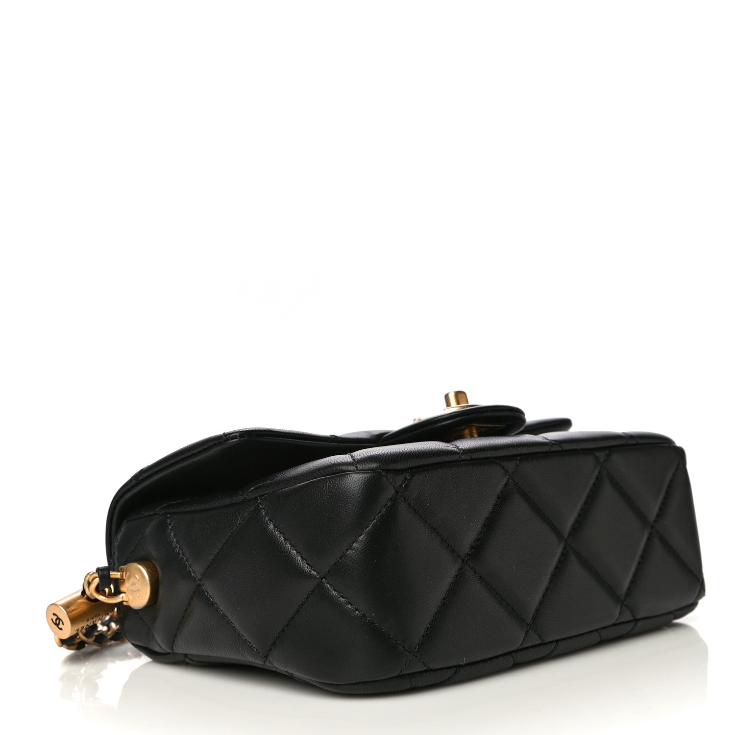 Chanel Lambskin Quilted Mini My Perfect Flap Black 4 of 20