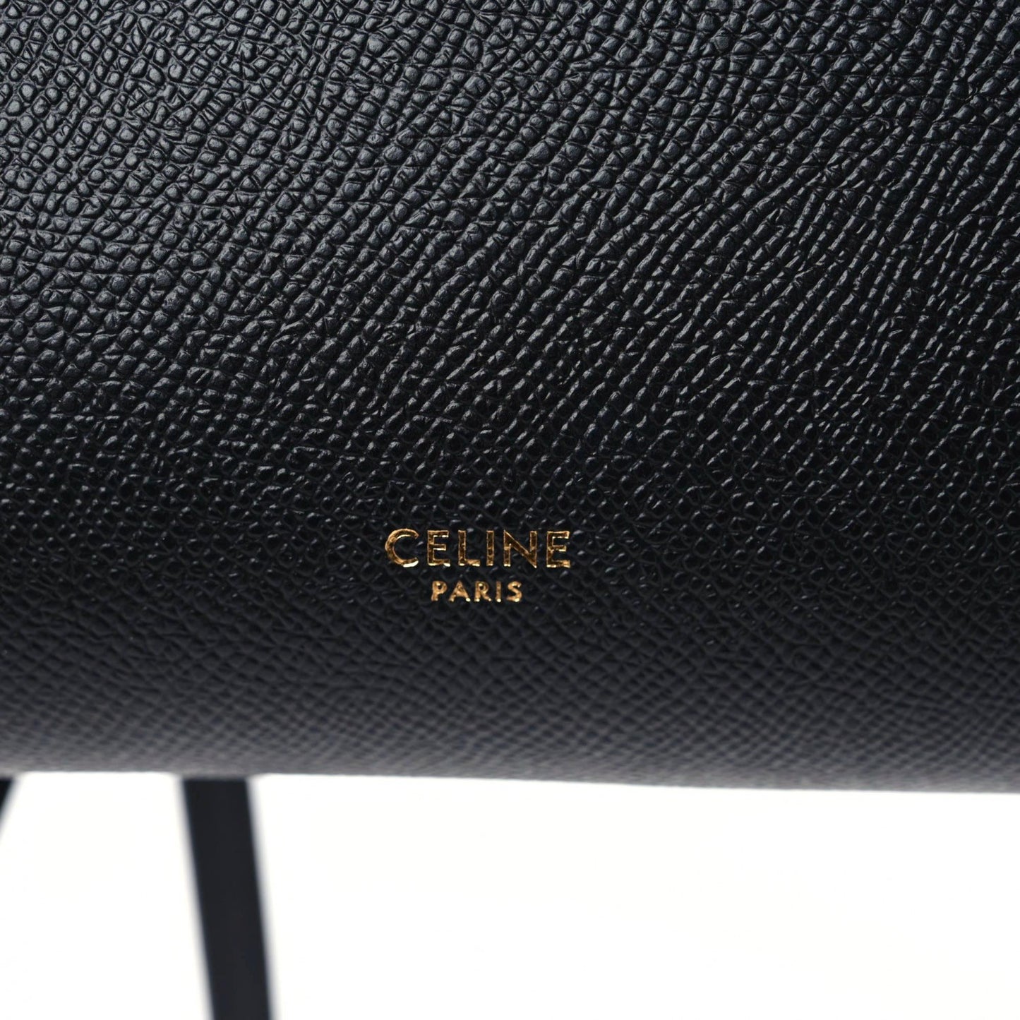Grained Calfskin Nano Belt Bag Black