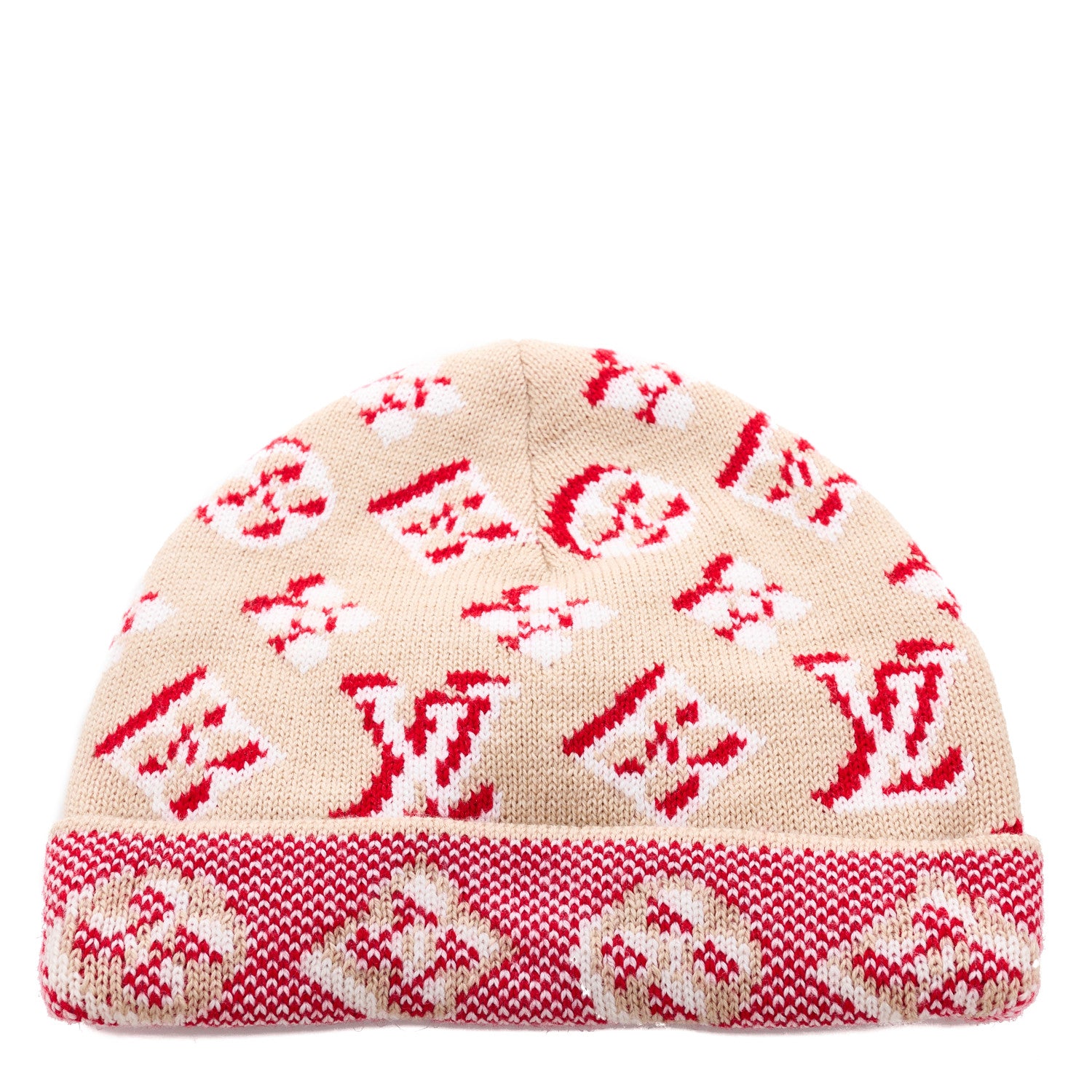 Louis Vuitton Wool 3D Monogram Hat Beige 2 of 4