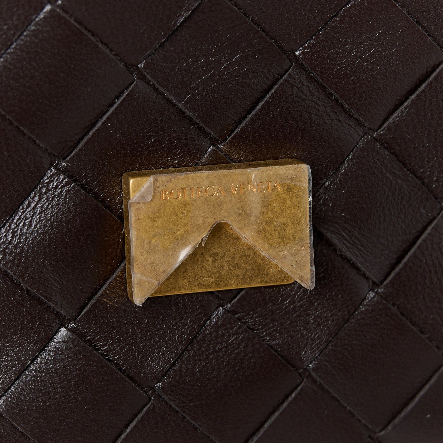 Lambskin Intrecciato Mini Crossbody Bag Fondant