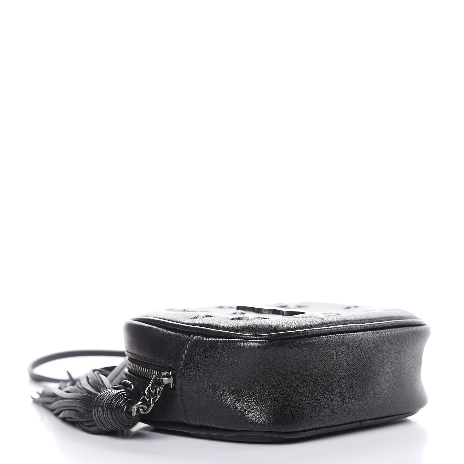 Saint Laurent Nappa Embossed Star Monogram Blogger Bag Black 4 of 13