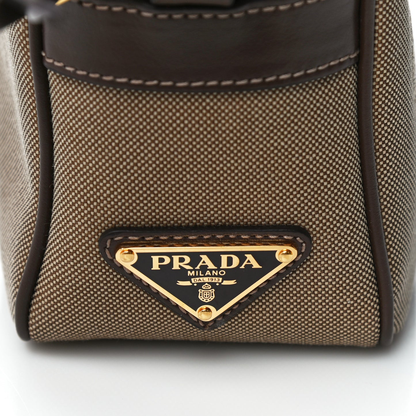 Jacquard Logo Camera Bag Corda Bruciato