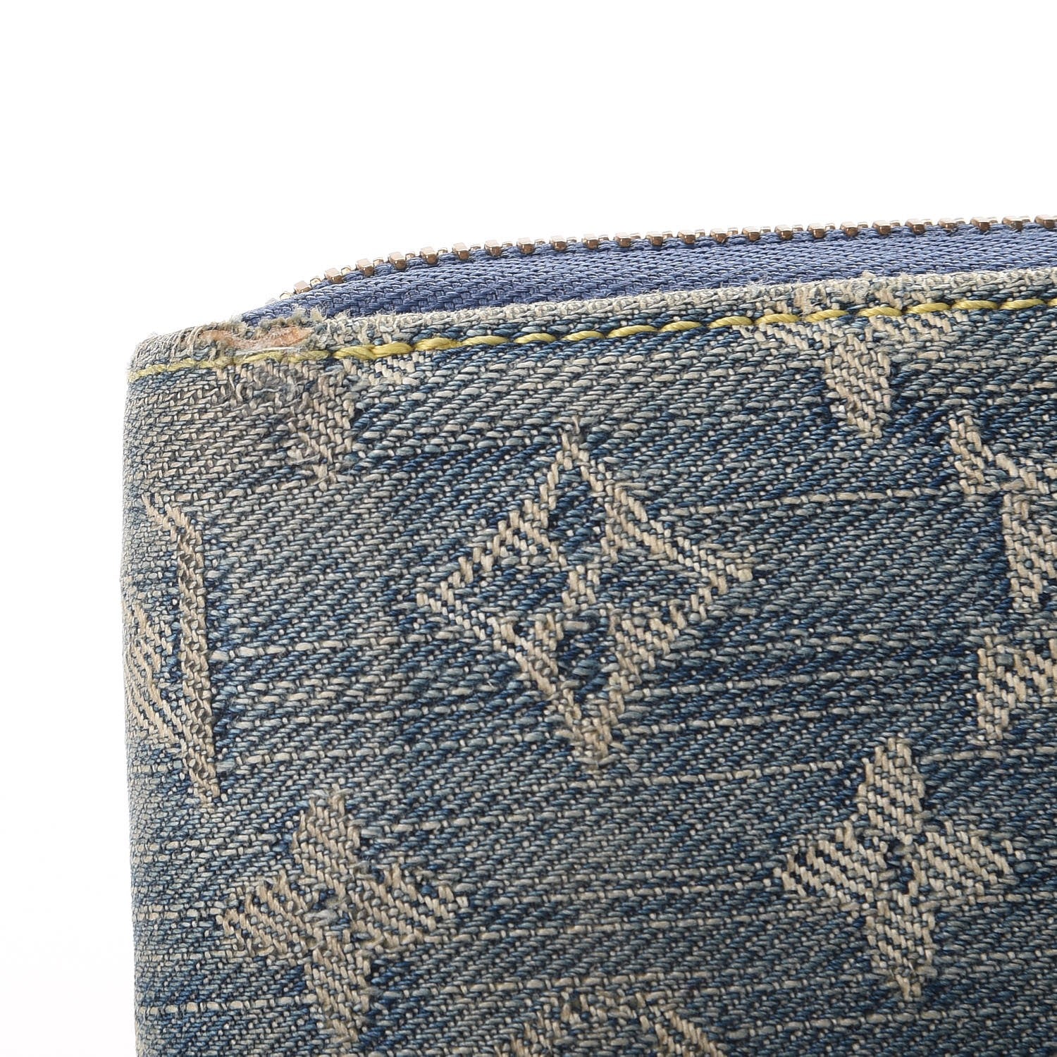 Louis Vuitton Monogram Denim Zippy Wallet Blue 17 of 17