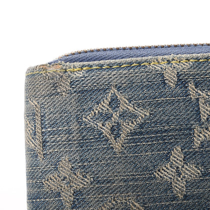 Louis Vuitton Monogram Denim Zippy Wallet Blue 17 of 17