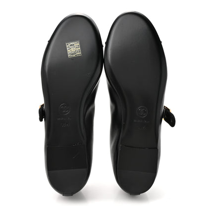 Chanel Lambskin Mary Jane Flats 38.5 Black 6 of 10