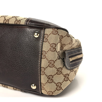 Gucci Monogram Small Princy Satchel Dark Brown 10 of 10