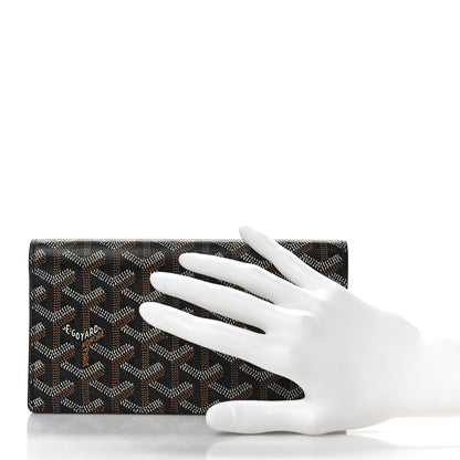 Goyard Goyardine Long Bi-Fold Wallet Black 2 of 12