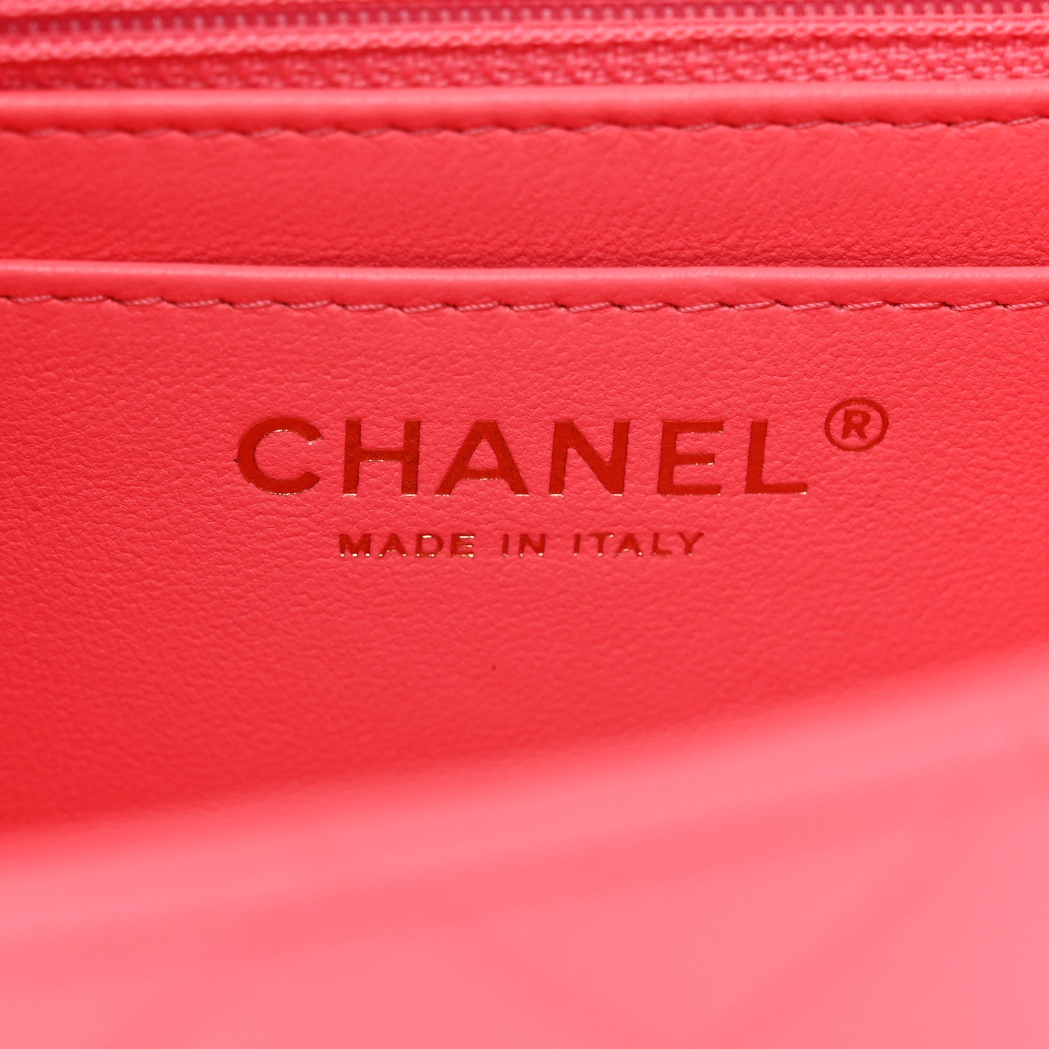 Chanel Lambskin Quilted Mini Rectangular Flap Pink 7 of 10