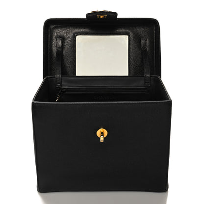 Chanel Caviar Vanity Train Case Black 5 of 16