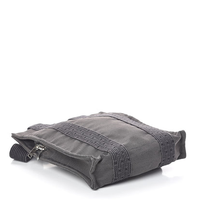Hermes Canvas Herline Backpack Grey 4 of 9