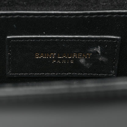 Saint Laurent Patent Small Classic Monogram Kate Tassel Satchel Black 6 of 11
