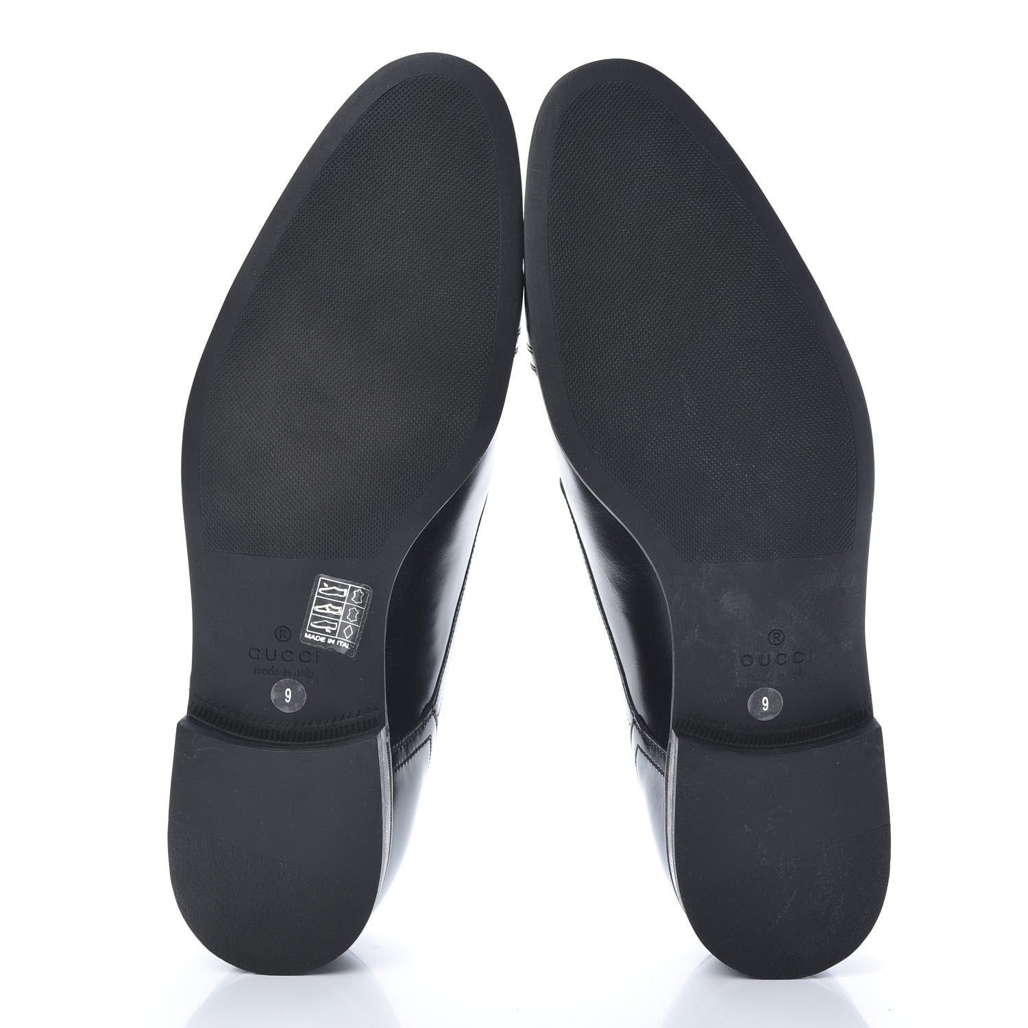 Gucci Calfskin Mens Captoe Derby Loafers 9 Black 5 of 9