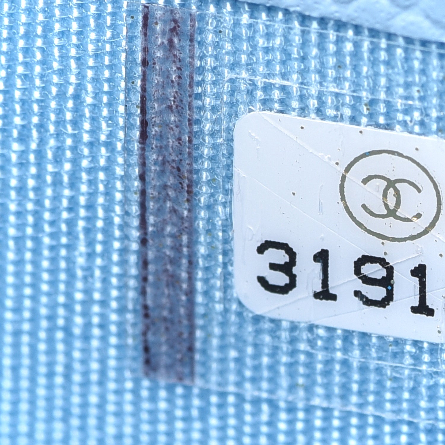 Chanel Caviar Quilted Card Holder Light Blue 8 of 8