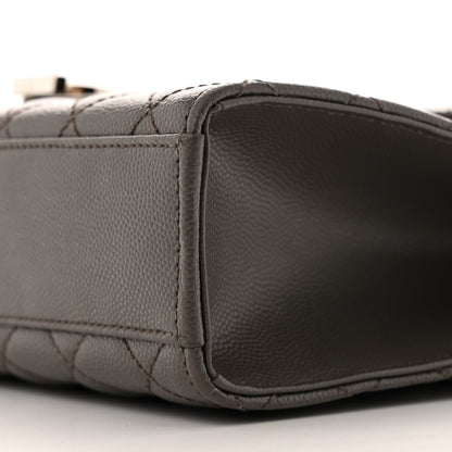 Saint Laurent Grain De Poudre Textured Mixed Matelasse Medium Triquilt Monogram Satchel Earth 9 of 11