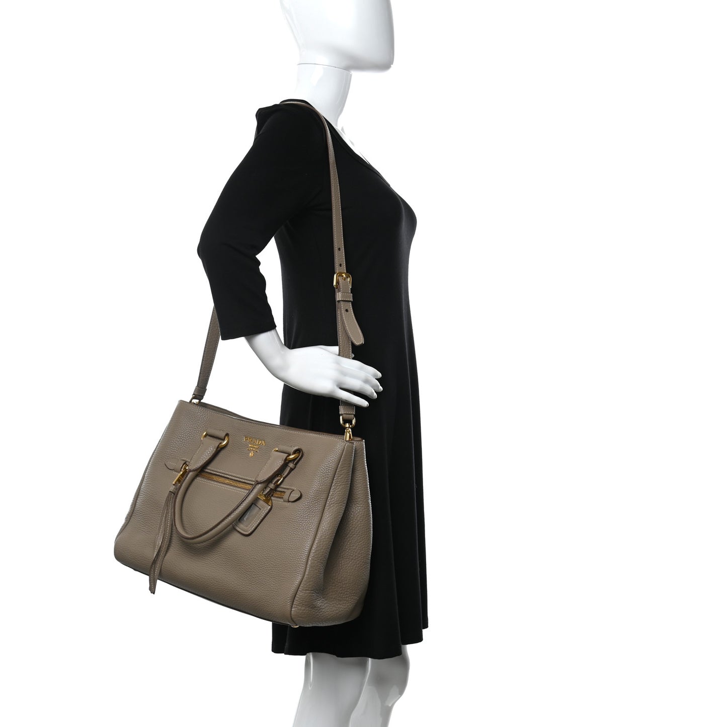 Vitello Daino Tote Visone