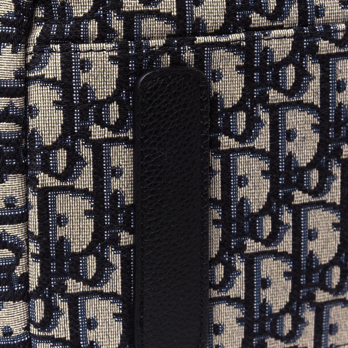 Oblique Calfskin Rider Backpack Beige Black