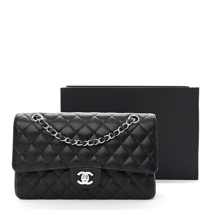 Chanel Caviar Quilted Medium Double Flap Black 11 of 11