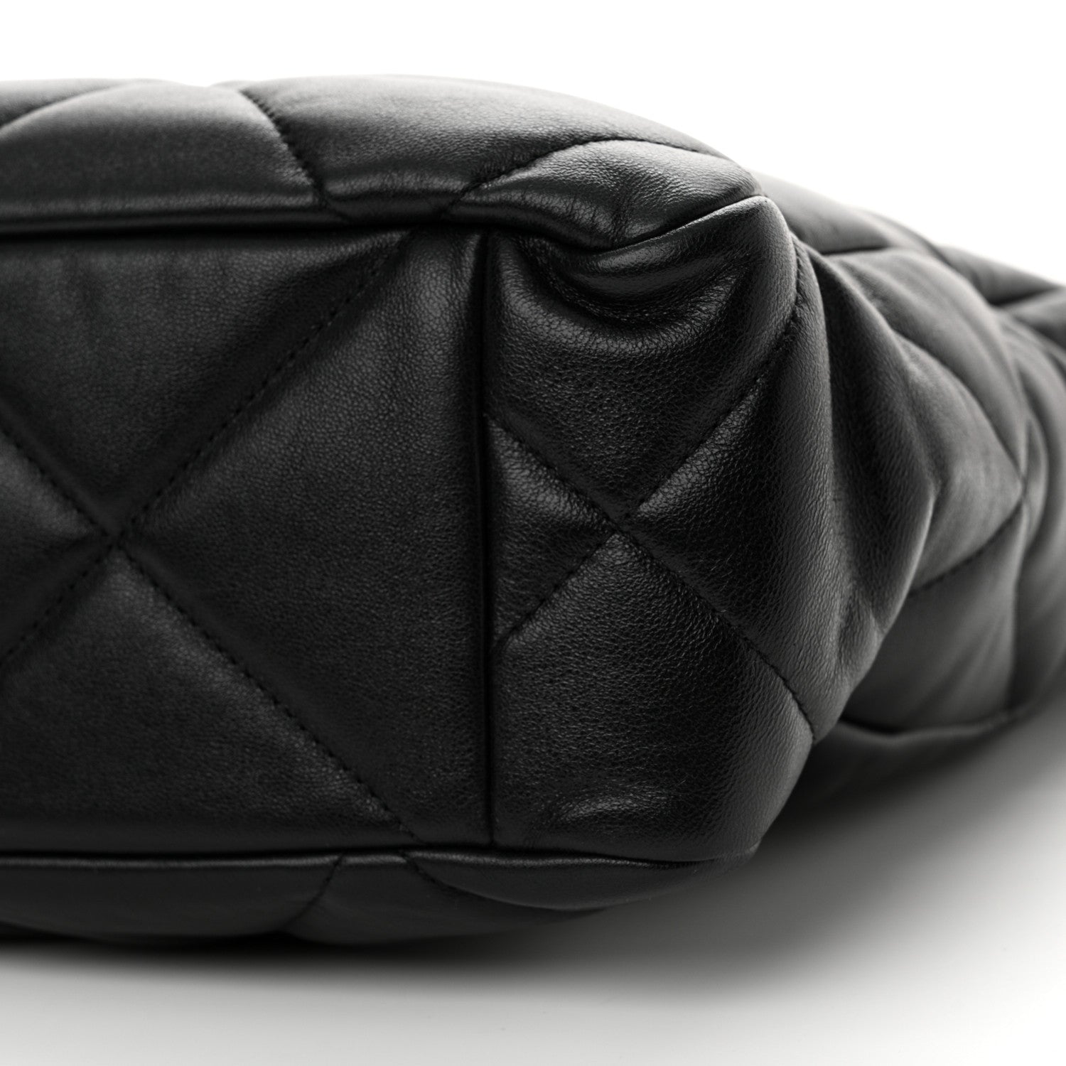Chanel Lambskin Quilted Chanel 19 Shopping Bag Black 10 of 10