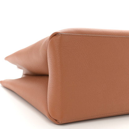 Louis Vuitton Grained Calfskin Lockme Shopper Chataigne 8 of 9