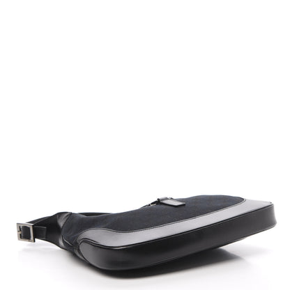 Gucci Monogram Jackie O Hobo Black 4 of 11
