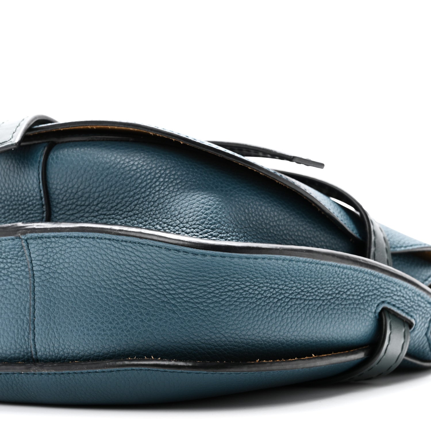 Loewe Grained Calfskin Small Gate Crossbody Bag Petroleum Blue Cypress 9 of 9