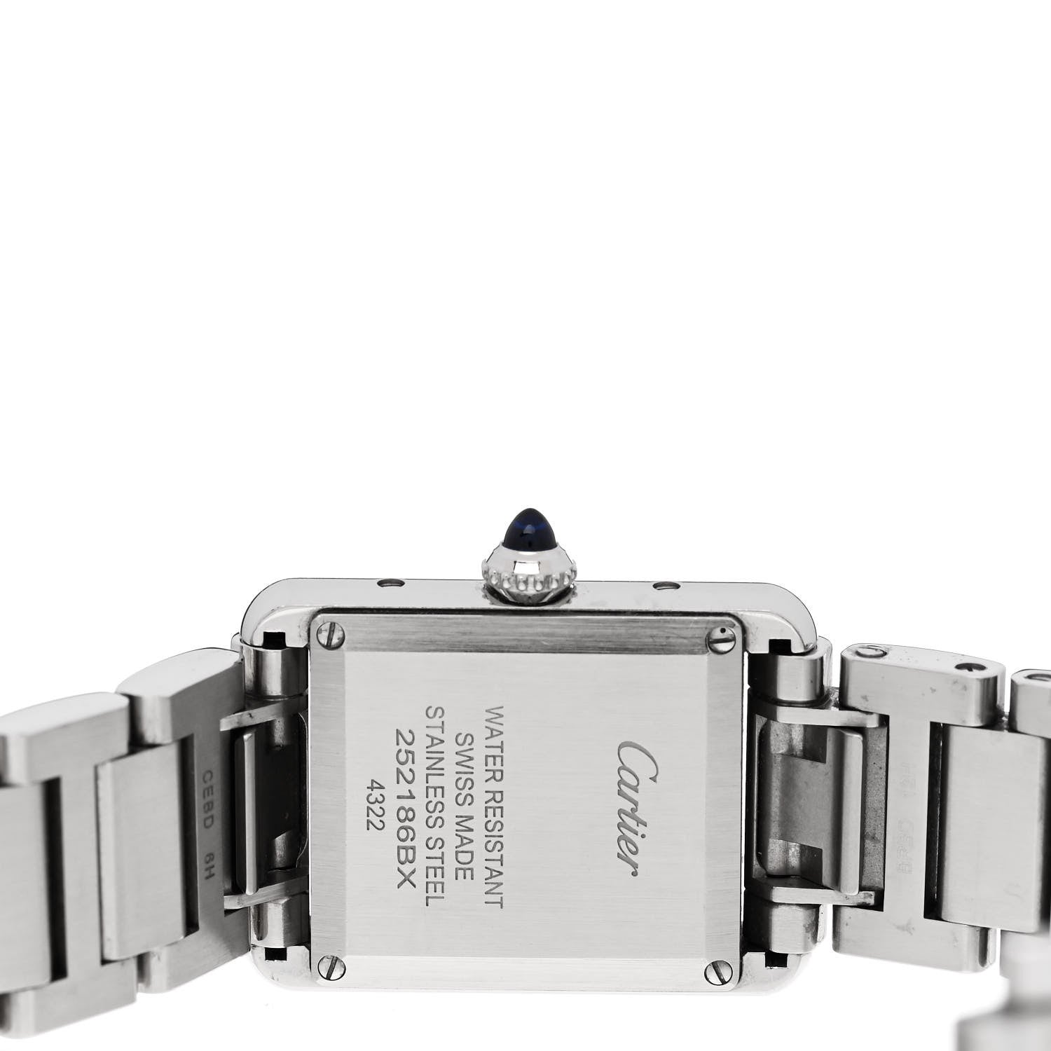 Cartier Stainless Steel 22mm Tank Must Quartz Watch 4 of 5