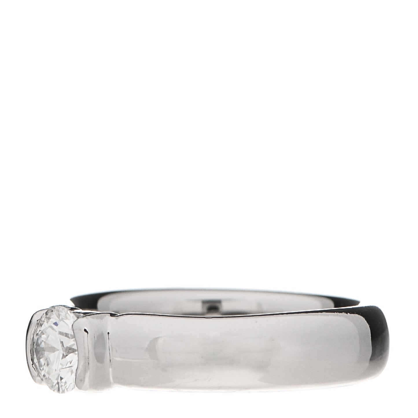 Platinum Diamond .40ct Etoile Solitaire Engagement Ring 48 4.5