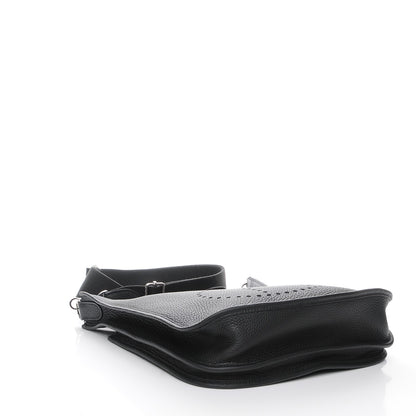 Hermes Taurillon Clemence Evelyne III PM Black 4 of 8