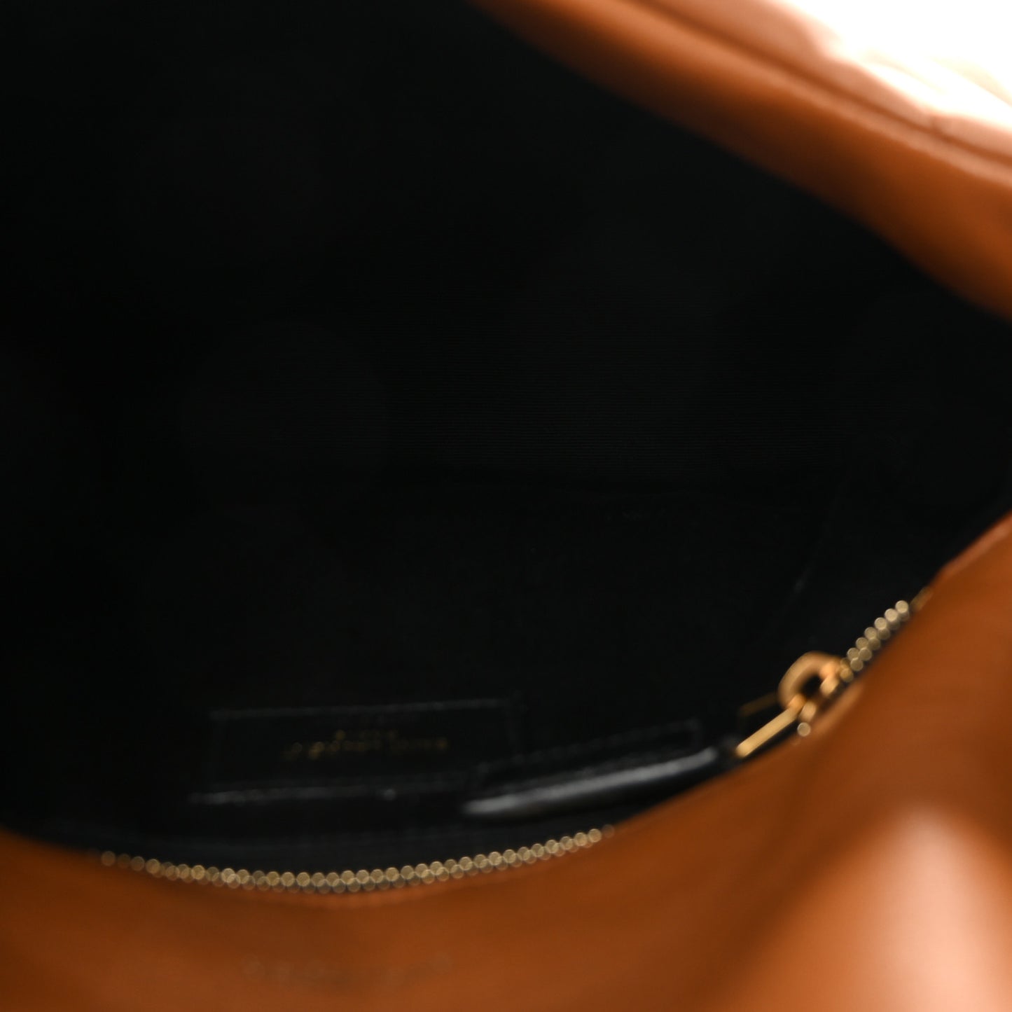 Lambskin Quilted Toy Loulou Puffer Monogram Chain Satchel Dark Cork