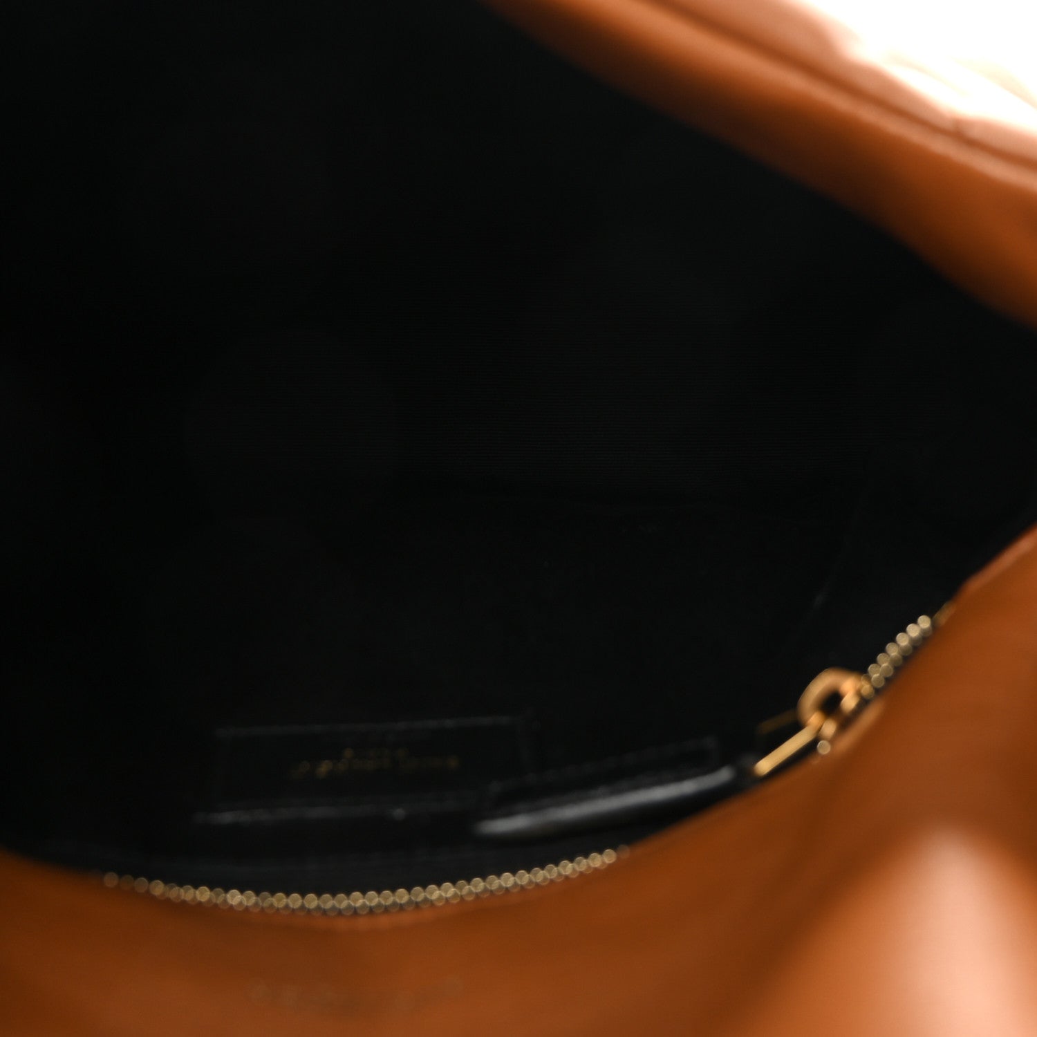Saint Laurent Lambskin Quilted Toy Loulou Puffer Monogram Chain Satchel Dark Cork 5 of 9