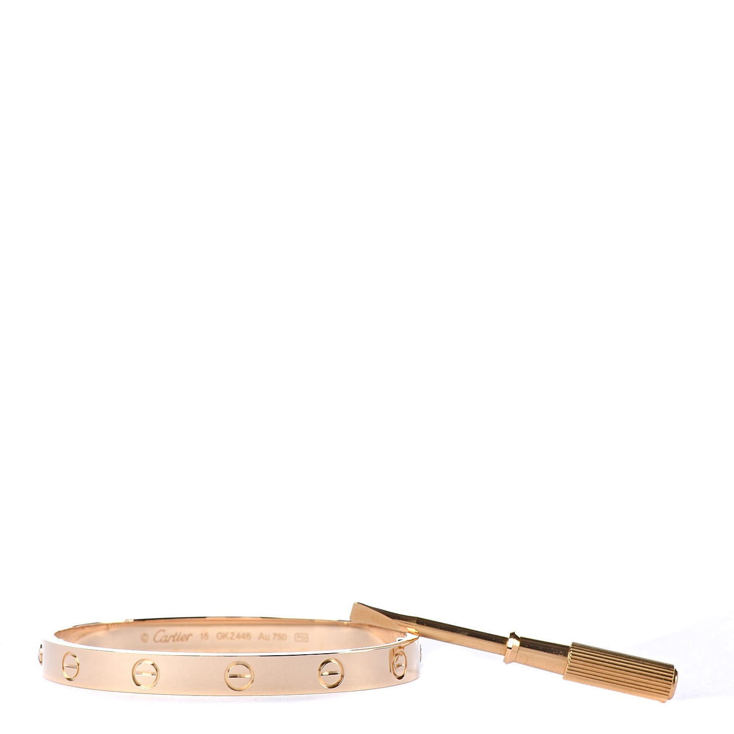 18K Yellow Gold LOVE Bracelet 16