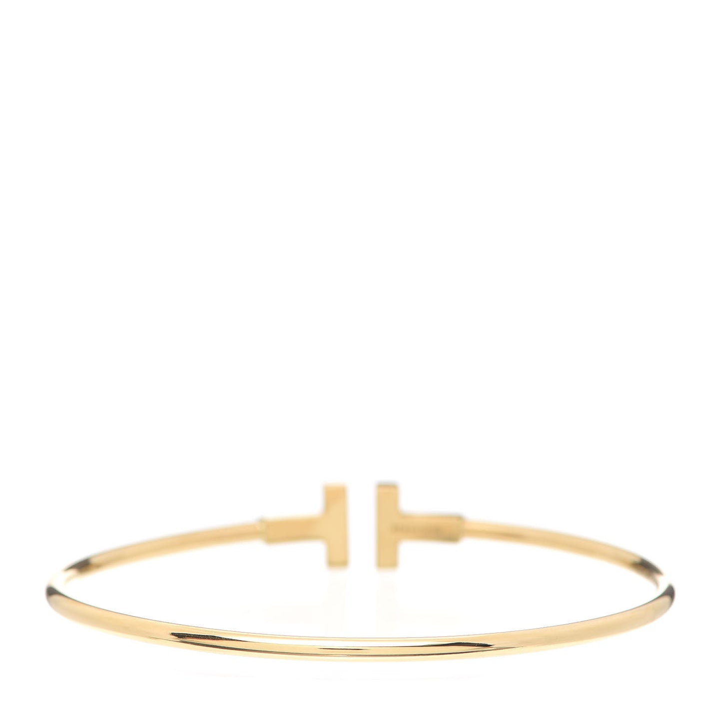 18K Yellow Gold T Wire Bracelet