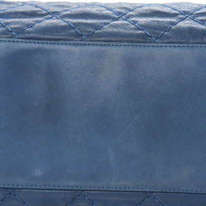 Chanel Iridescent Calfskin Quilted Shopping Tote Blue 11 of 19