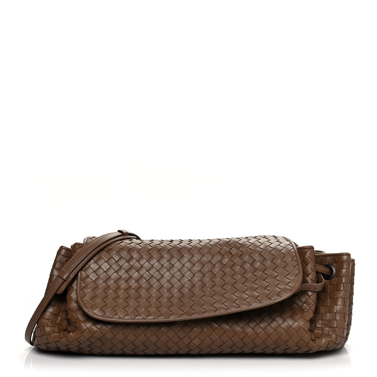 Nappa Intrecciato Messenger Bag Chene